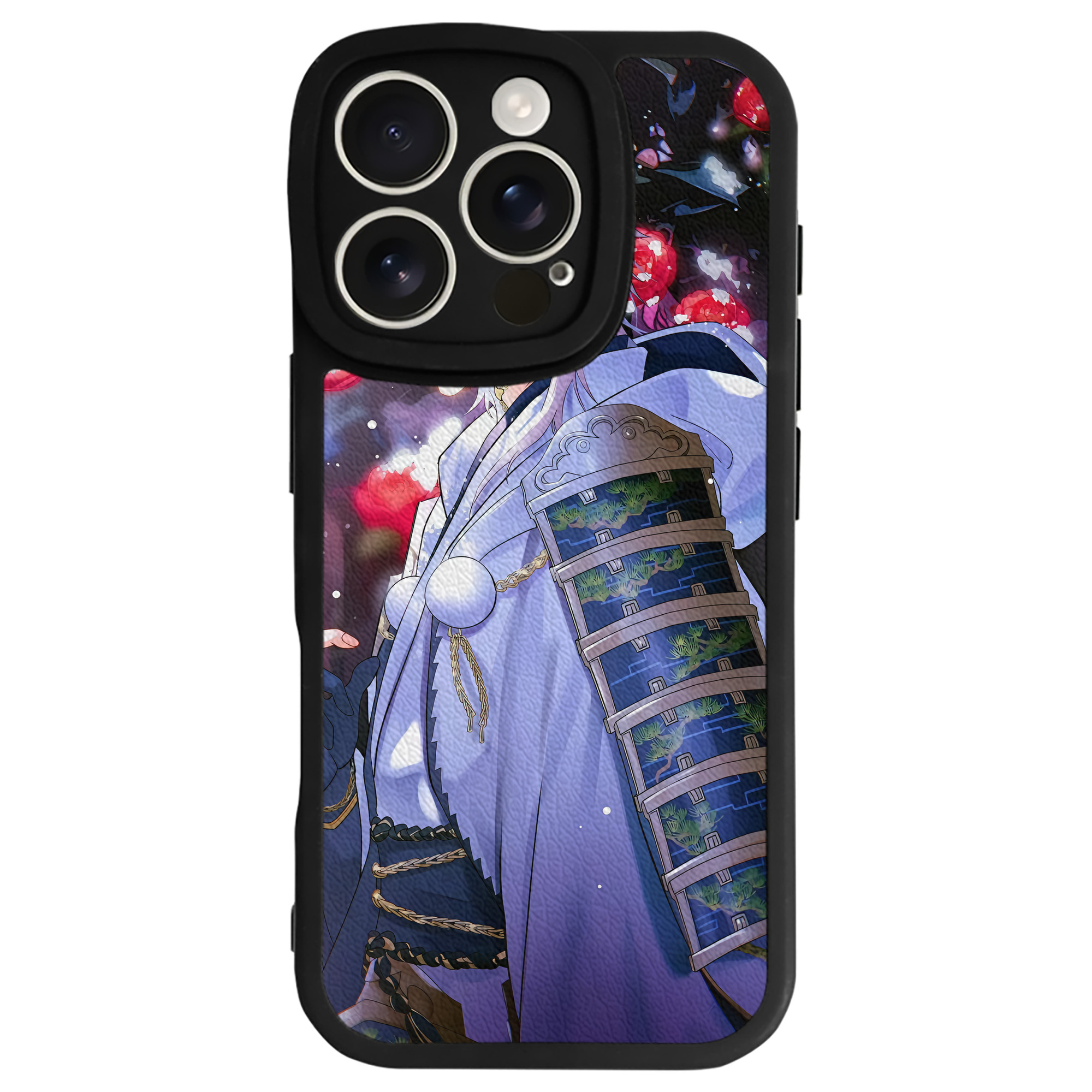 （画像用） 刀剣乱舞 Touken Ranbu 【iPhone 16シリーズ対応】シリコンスマホケース（レザー調） 材質：シリコン